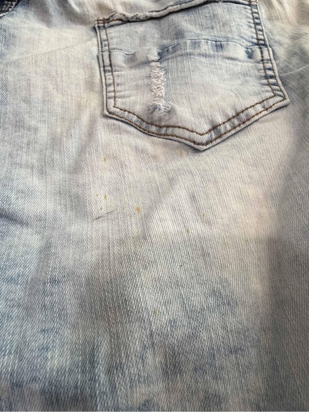 Decibel Men's  Distressed Denim Cargo Shorts size 42W